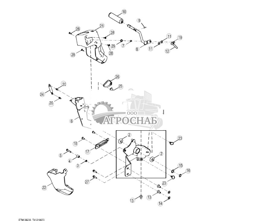 Рычаг сервоконтроллера, правый (303524 - ) - ST866532 524.jpg
